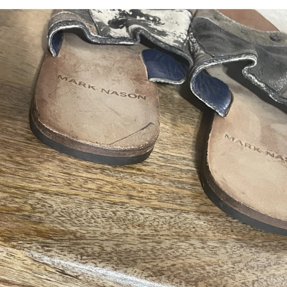 MARK NASON Sandals Size 9 Handmade In Italy Rare - Picture 8 of 11